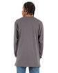 Shaka Wear Adult Active Long-Sleeve T-Shirt dark grey ModelBack