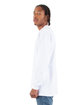 Shaka Wear Adult Active Long-Sleeve T-Shirt white ModelSide