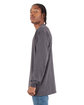 Shaka Wear Adult Active Long-Sleeve T-Shirt charcoal gry hth ModelSide