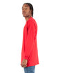 Shaka Wear Adult Active Long-Sleeve T-Shirt red ModelSide