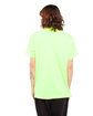 Shaka Wear Adult 6 oz., Active Short-Sleeve Crewneck T-Shirt SAFETY GREEN ModelBack