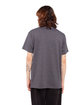 Shaka Wear Adult 6 oz., Active Short-Sleeve Crewneck T-Shirt CHARCOAL GRY HTH ModelBack