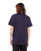 Shaka Wear Adult 6 oz., Active Short-Sleeve Crewneck T-Shirt NAVY ModelBack