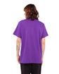 Shaka Wear Adult 6 oz., Active Short-Sleeve Crewneck T-Shirt PURPLE ModelBack