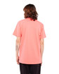 Shaka Wear Adult 6 oz., Active Short-Sleeve Crewneck T-Shirt CORAL ModelBack