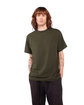Shaka Wear Adult Active Short-Sleeve Crewneck T-Shirt hunter green ModelQrt