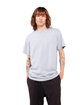Shaka Wear Adult Active Short-Sleeve Crewneck T-Shirt heather grey ModelQrt