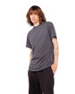 Shaka Wear Adult Active Short-Sleeve Crewneck T-Shirt charcoal gry hth ModelQrt