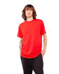 Shaka Wear Adult Active Short-Sleeve Crewneck T-Shirt red ModelQrt
