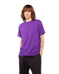 Shaka Wear Adult Active Short-Sleeve Crewneck T-Shirt purple ModelQrt