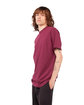 Shaka Wear Adult Active Short-Sleeve Crewneck T-Shirt burgundy ModelQrt