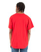 Shaka Wear Adult Baseball Jersey red ModelBack