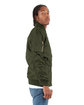 Shaka Wear Adult Bomber Jacket olive ModelSide