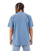 Shaka Wear Garment-Dyed Crewneck T-Shirt washed denim ModelBack
