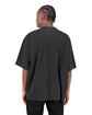 Shaka Wear Adult Garment-Dyed Drop-Shoulder T-Shirt shadow ModelBack