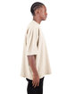 Shaka Wear Adult Garment-Dyed Drop-Shoulder T-Shirt cream ModelSide