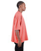 Shaka Wear Adult Garment-Dyed Drop-Shoulder T-Shirt peach ModelSide
