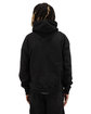 Shaka Wear Men's Los Angeles Garment Dyed Hooded Sweatshirt black ModelBack
