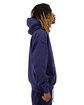 Shaka Wear Men's Los Angeles Garment Dyed Hooded Sweatshirt navy ModelSide