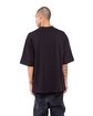 Shaka Wear Men's Garment Dyed Designer T-Shirt black ModelBack