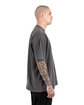 Shaka Wear Men's Garment Dyed Reverse T-Shirt shadow ModelSide
