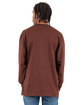Shaka Wear Adult Max Heavyweight Long-Sleeve T-Shirt brown ModelBack