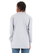 Shaka Wear Adult Max Heavyweight Long-Sleeve T-Shirt heather grey ModelBack