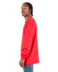 Shaka Wear Adult Max Heavyweight Long-Sleeve T-Shirt red ModelSide