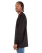 Shaka Wear Tall 7.5 oz., Max Heavyweight Long-Sleeve T-Shirt BLACK ModelSide