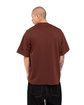 Shaka Wear Adult Max Heavyweight T-Shirt brown ModelBack