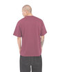 Shaka Wear Adult Max Heavyweight T-Shirt burgundy ModelBack