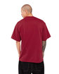 Shaka Wear Adult Max Heavyweight T-Shirt cardinal ModelBack