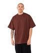 Shaka Wear Adult Max Heavyweight T-Shirt brown ModelQrt