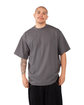 Shaka Wear Adult Max Heavyweight T-Shirt dark grey ModelQrt