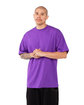 Shaka Wear Adult Max Heavyweight T-Shirt purple ModelQrt
