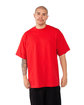 Shaka Wear Men's Tall Max Heavyweight Short-Sleeve T-Shirt red ModelQrt