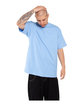 Shaka Wear Men's Tall Max Heavyweight Short-Sleeve T-Shirt sky blue ModelQrt