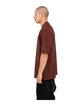 Shaka Wear Drop Ship Tall 7.5 oz., Max Heavyweight Short-Sleeve T-Shirt BROWN ModelSide