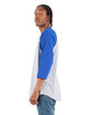 Shaka Wear Adult Three-Quarter Sleeve Raglan T-Shirt  ModelSide