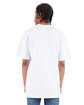 Shaka Wear Drop Ship Adult 6.5 oz., RETRO Heavyweight Short-Sleeve T-Shirt WHITE ModelBack