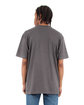 Shaka Wear Drop Ship Adult 6.5 oz., RETRO Heavyweight Short-Sleeve T-Shirt DARK GREY ModelBack