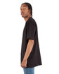 Shaka Wear Drop Ship Adult 6.5 oz., RETRO Heavyweight Short-Sleeve T-Shirt BLACK ModelSide