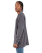 Shaka Wear Adult Thermal T-Shirt dark grey ModelSide