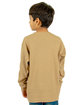 Shaka Wear Youth Thermal T-Shirt khaki ModelBack