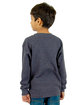 Shaka Wear Youth Thermal T-Shirt heather grey ModelBack