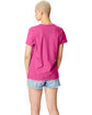Hanes Ladies' Perfect-T T-Shirt wow pink ModelBack