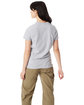 Hanes Ladies' Perfect-T T-Shirt light steel ModelBack