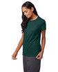 Hanes Ladies' Perfect-T T-Shirt deep forest ModelQrt