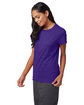 Hanes Ladies' Perfect-T T-Shirt purple ModelQrt