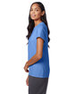 Hanes Ladies' Perfect-T T-Shirt carolina blue ModelSide